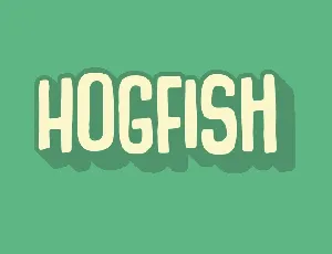 Hogfish Free font