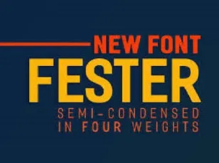 Fester Free font