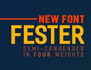 Fester Free font