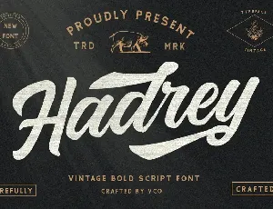 Hadrey font