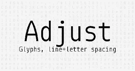 Monoid font