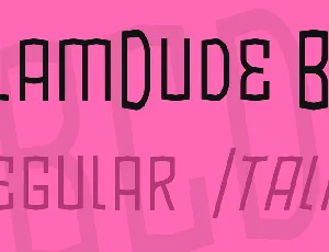 BlamDude BB font