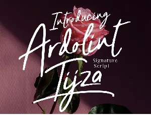 Ardolint Tijza font