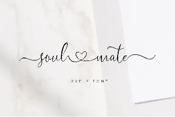 Soul and Mate font