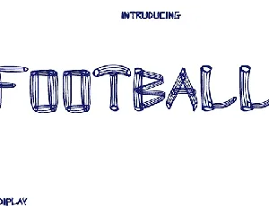 Football font