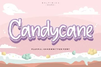 Candycane Playful Handwritten font