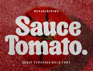 Sauce Tomato font