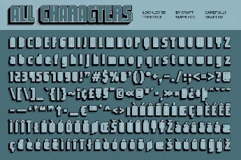 Lochley 3D font