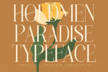 Holdmen Paradise Display font