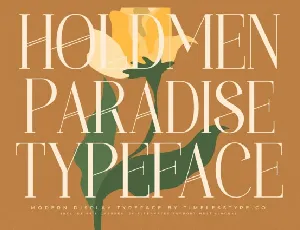 Holdmen Paradise Display font