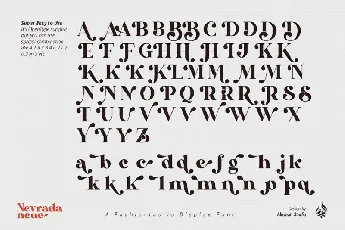 Nevrada Neue Display font