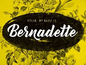 Bernadette font