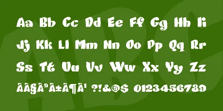 DANISVDANVSGV font