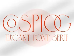 Cospiog font