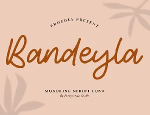 Bandeyla font