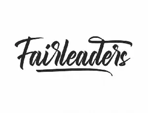 Fairleaders Brush font