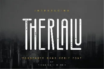 Therlalu Typeface font