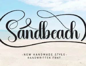 Sandbeach Script font