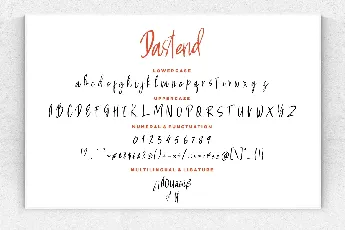 Dastend font