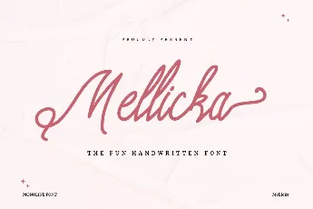 Mellicka font