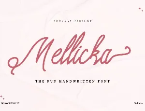 Mellicka font