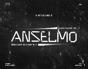 Anselmo font