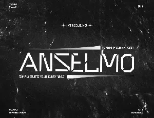 Anselmo font