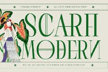 Scarfi Modern Serif font