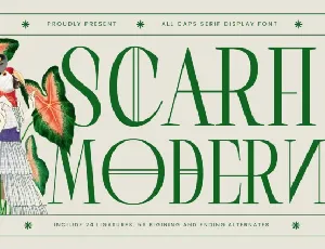 Scarfi Modern Serif font