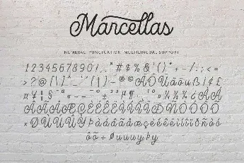 Marcellas font