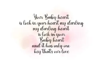 Baby Darling font