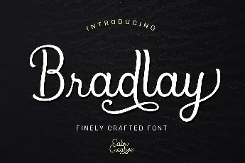 Bradlay Demo font