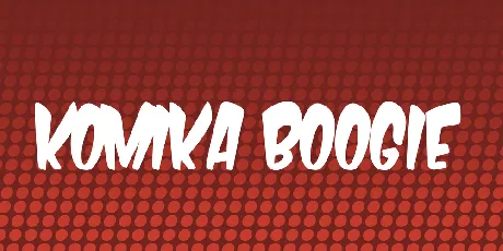 Komika Boogie font