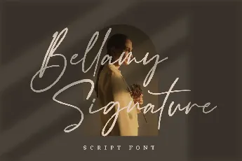 Bellamy Signature font