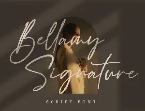 Bellamy Signature font