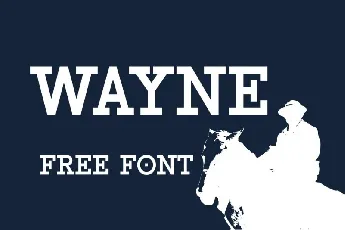 Wayne font