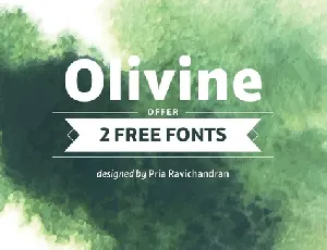 Olivine font