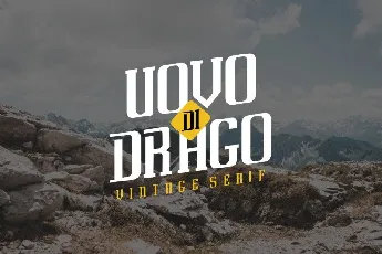 Uovo Di Drago Typeface font