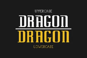 Uovo Di Drago Typeface font