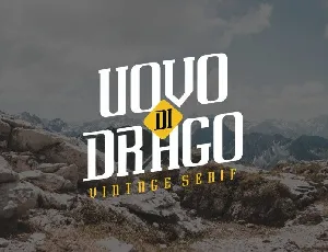 Uovo Di Drago Typeface font