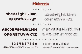 Midazzle Demo font