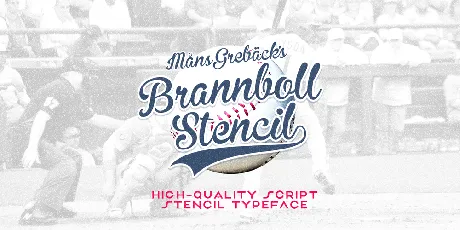 Brannboll Stencil PERSONAL USE font