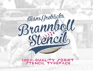 Brannboll Stencil PERSONAL USE font