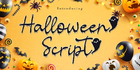 Halloween Script font