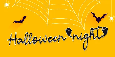 Halloween Script font