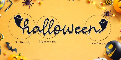 Halloween Script font