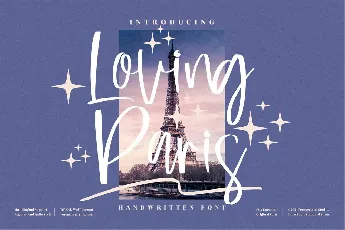 Loving Paris font