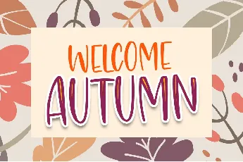 Autumn Sunset font