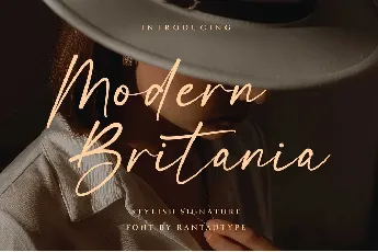 Modern Britania font