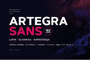 Artegra Sans Family font